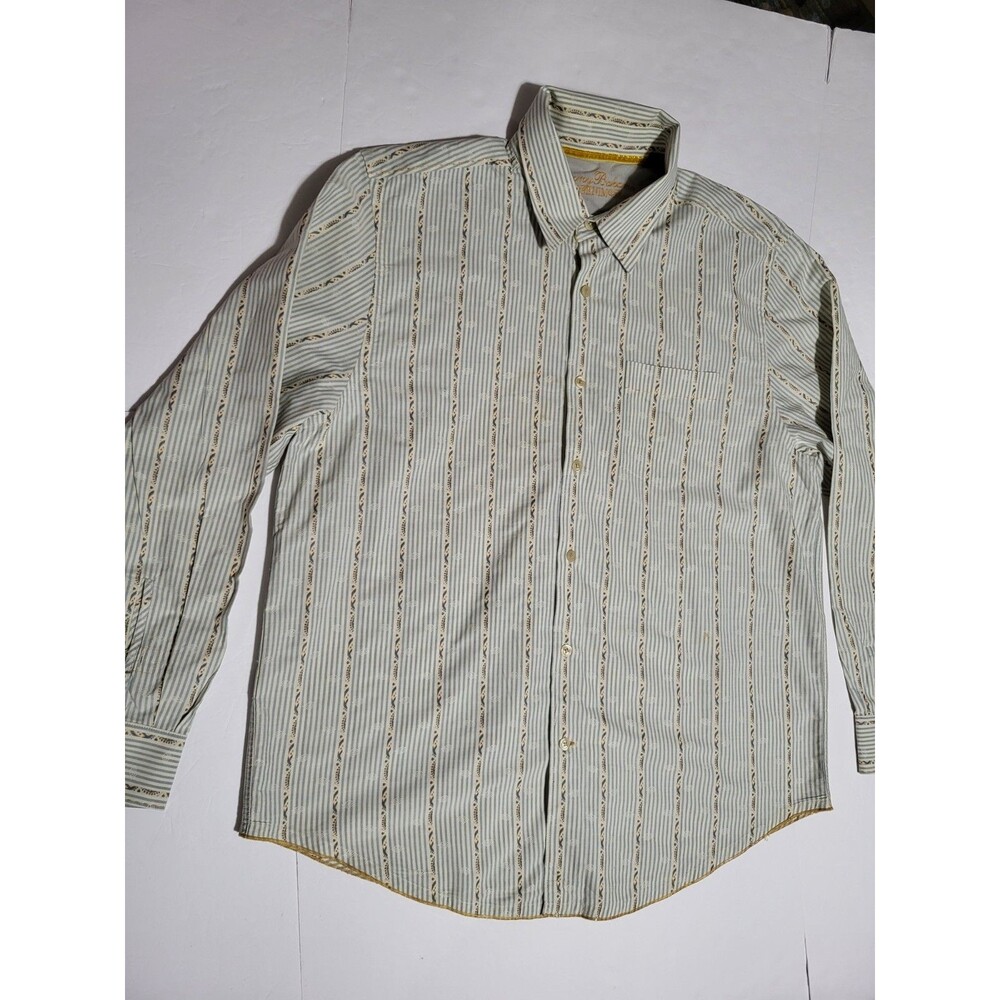 (#7) Tommy Bahama Denim Men’s Sz XL Long Sleeve Button Up Multicolor
